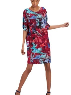 The Kit Maya Dress Cerise Blur